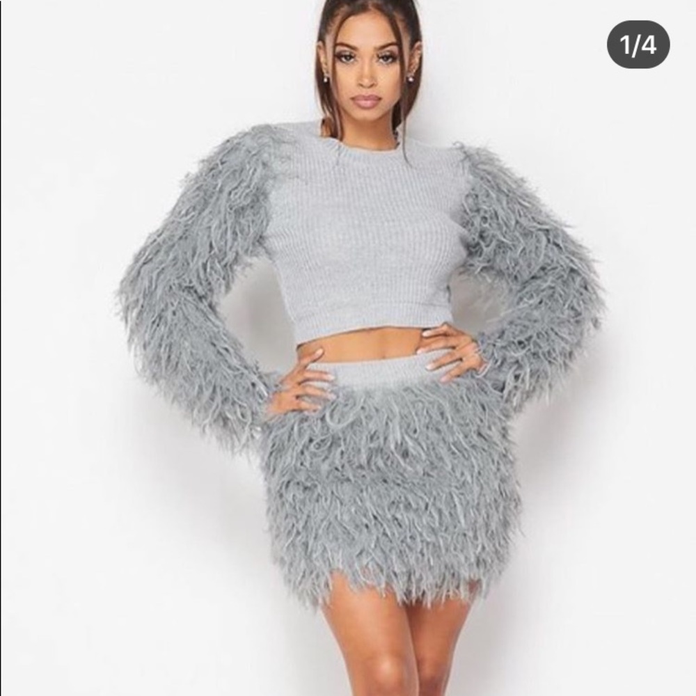 Brand new two piece skirt set
